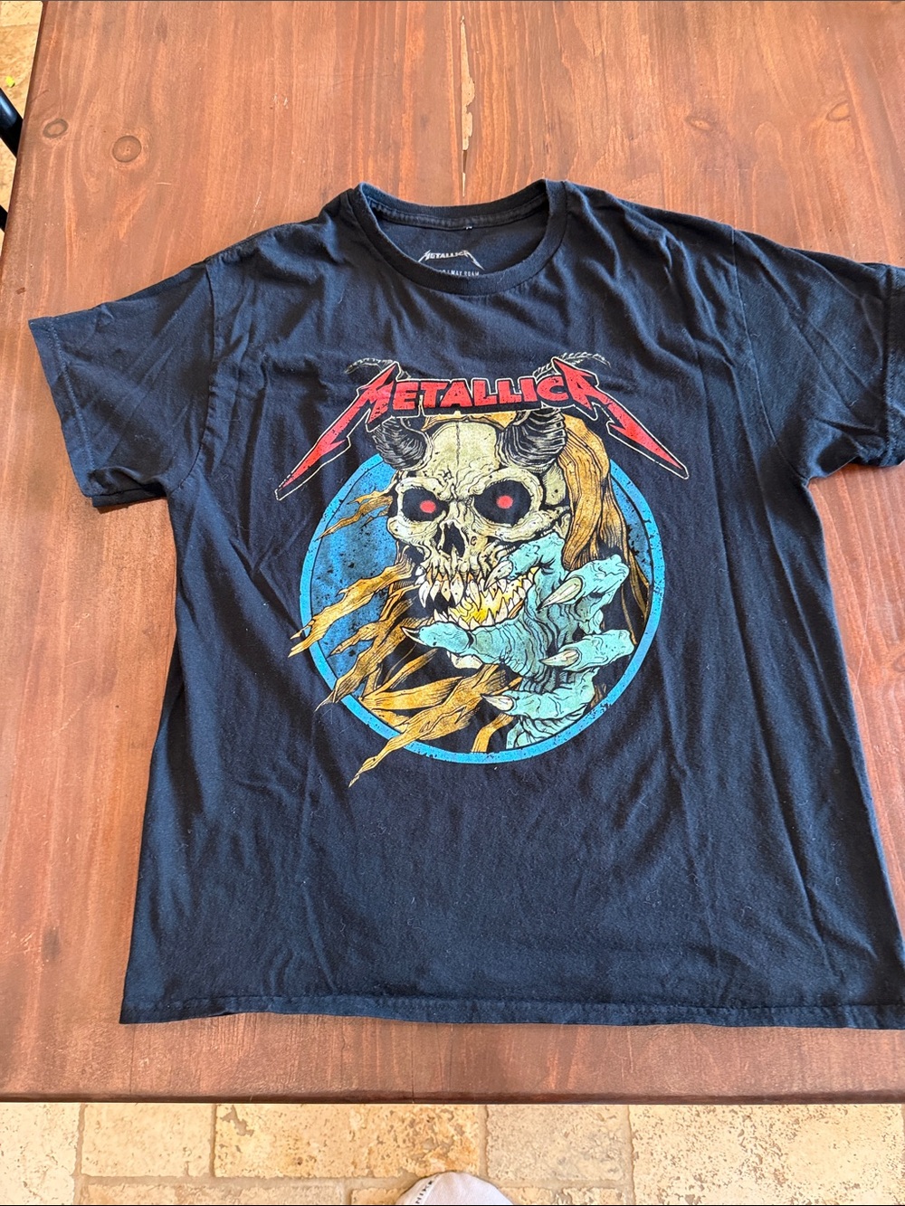 Metallica Black Short-Sleeve Graphic Tee
